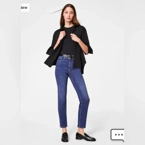 Spanx NWT Lycra Ankle Slim Jean in Bennet Wash Blue Size 6